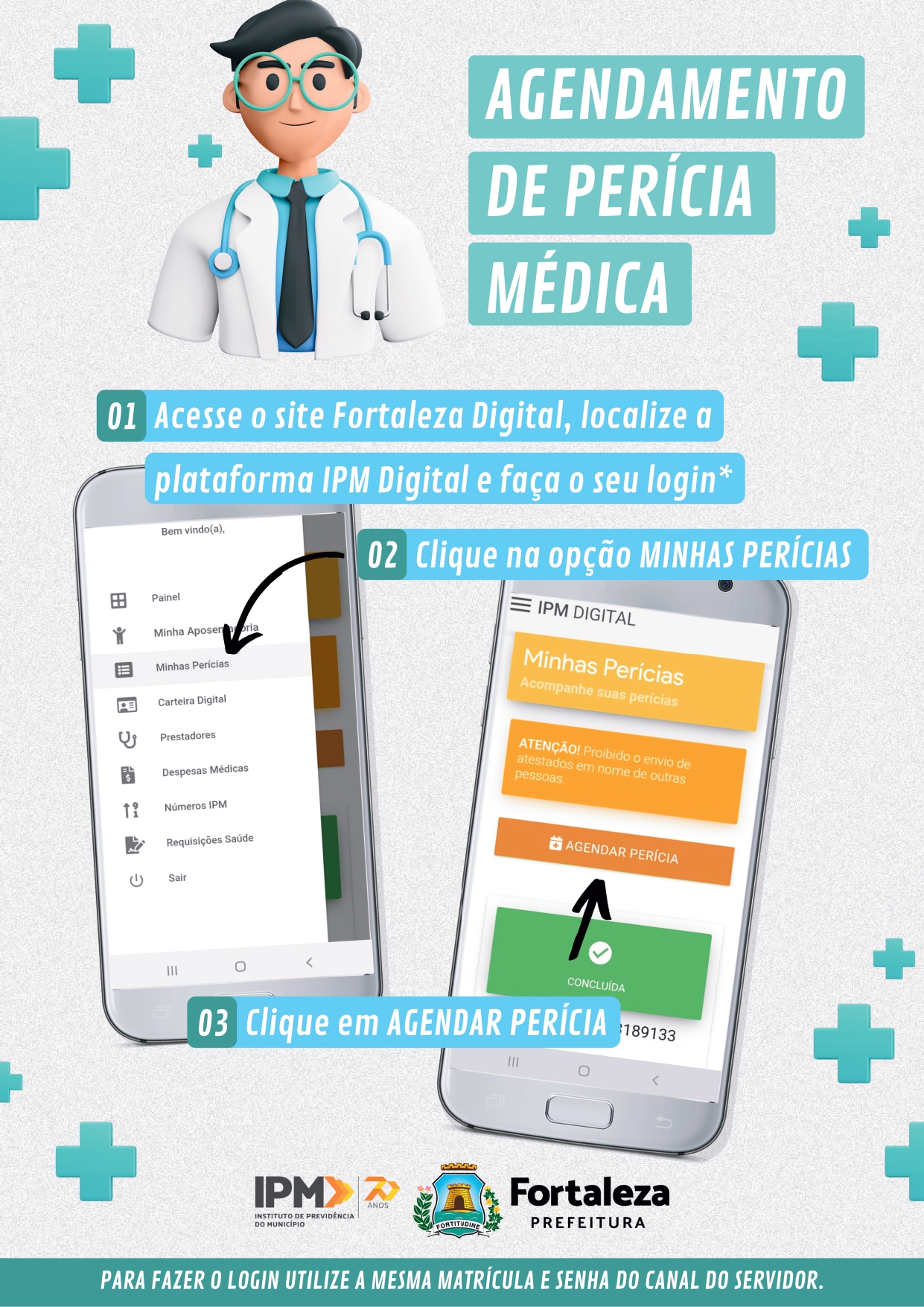 Agendamento de Perícia Médica - página 1